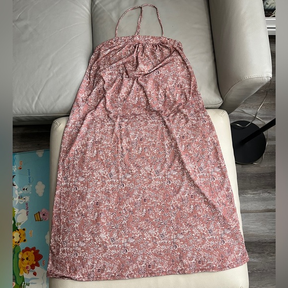 Pull & Bear Women’s Strappy Floral Print Midi Dress - Size L - Picture 2 of 8